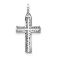 Load image into Gallery viewer, 14k White Gold 1/8ct. Diamond Cross Pendant
