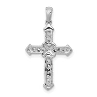 Load image into Gallery viewer, 14k White Gold Passion Diamond Cross Pendant

