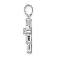 Load image into Gallery viewer, 14k White Gold 1/5ct. Diamond Cross Pendant
