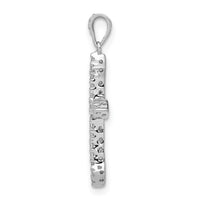 Load image into Gallery viewer, 14k White Gold 1/4ct. Diamond Cross Pendant
