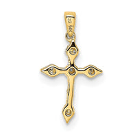 Load image into Gallery viewer, 14k 1/15ct. Diamond Cross Pendant
