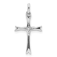 Load image into Gallery viewer, 14k White Gold 1/15ct. Diamond Cross Pendant
