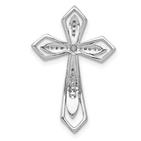 Load image into Gallery viewer, 14k White Gold 1/15ct. Diamond Cross Chain Slide
