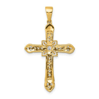 Load image into Gallery viewer, 14k 1/3ct. Diamond Filigree Cross Pendant
