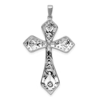 Load image into Gallery viewer, 14k White Gold 5/8ct. Diamond Passion Cross Pendant

