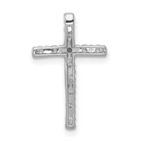 Load image into Gallery viewer, 14k White Gold 1/4ct. Diamond Cross Chain Slide
