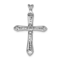 Load image into Gallery viewer, 14k White Gold 1/3ct. Diamond Cross Pendant
