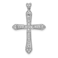 Load image into Gallery viewer, 14k White Gold 1/3ct. Diamond Cross Pendant
