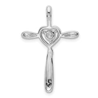 Load image into Gallery viewer, 14k White Gold Diamond Slide Pendant
