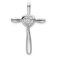 Load image into Gallery viewer, 14k White Gold Diamond Slide Pendant
