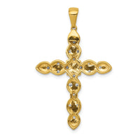 Load image into Gallery viewer, 14k 1/2ct. Diamond Cross Pendant
