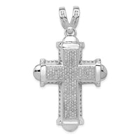 Load image into Gallery viewer, 14k White Gold 7/8ct. Diamond Cross Pendant
