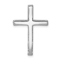 Load image into Gallery viewer, 14k White Gold 1/4ct. Diamond Cross Chain Slide
