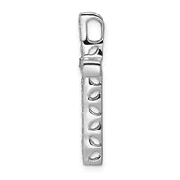 Load image into Gallery viewer, 14k White Gold 3/8ct. Diamond Cross Chain Slide
