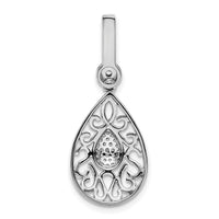 Load image into Gallery viewer, 14k White Gold 1/6ct. Diamond Pendant
