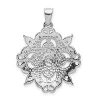 Load image into Gallery viewer, 14k White Gold Filigree 1/4ct. Diamond Pendant
