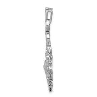 Load image into Gallery viewer, 14k White Gold 1/2ct. Diamond Filigree Pendant
