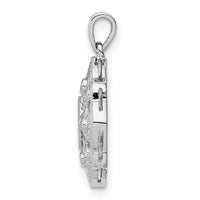 Load image into Gallery viewer, 14k White Gold 1/8ct. Diamond Vintage Pendant
