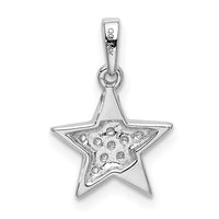 Load image into Gallery viewer, 14k White Gold 1/10ct. Diamond Star Pendant
