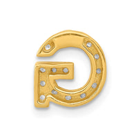 Load image into Gallery viewer, 14K  Diamond Letter G Initial Charm
