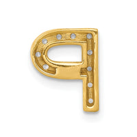 Load image into Gallery viewer, 14K  Diamond Letter P Initial Charm
