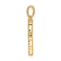 Load image into Gallery viewer, 14K Diamond Letter F Initial Pendant
