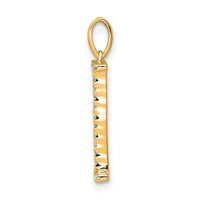 Load image into Gallery viewer, 14K Diamond Letter I Initial Pendant
