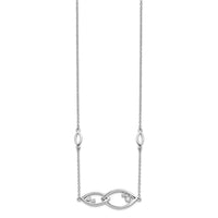 Load image into Gallery viewer, 14k White Gold Fancy Dia. 18in Necklace
