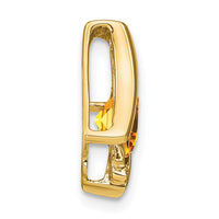 Load image into Gallery viewer, 10k Yellow Gold Citrine and Diamond Pendant
