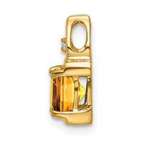 Load image into Gallery viewer, 14k Citrine and Diamond Pendant
