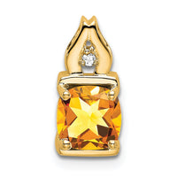 Load image into Gallery viewer, 14k Citrine and Diamond Pendant
