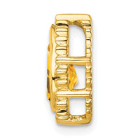 Load image into Gallery viewer, 14k Pear Citrine Chain Slide
