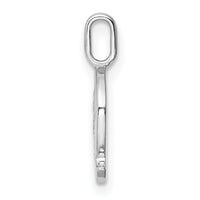 Load image into Gallery viewer, 14K White Gold Diamond Letter Q Initial Pendant
