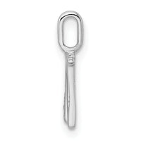 Load image into Gallery viewer, 14K White Gold Diamond Letter W Initial Pendant
