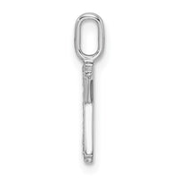 Load image into Gallery viewer, 14k White Gold Diamond Letter X Initial Pendant
