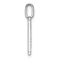 Load image into Gallery viewer, 14K White Gold Diamond Lower Case Letter L Initial Pendant
