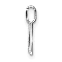 Load image into Gallery viewer, 14K White Gold Diamond Letter N Initial Pendant
