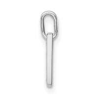 Load image into Gallery viewer, 14K White Gold Diamond Letter W Initial Pendant
