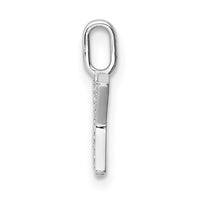 Load image into Gallery viewer, 14K White Gold Diamond Letter X Initial Pendant
