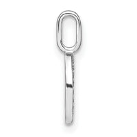 Load image into Gallery viewer, 14K White Gold Diamond Lower Case Letter A Initial Pendant
