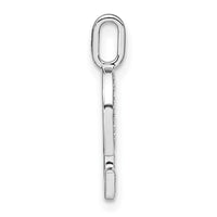 Load image into Gallery viewer, 14K White Gold Diamond Lower Case Letter G Initial Pendant
