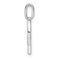 Load image into Gallery viewer, 14K White Gold Diamond Lower Case Letter Q Initial Pendant
