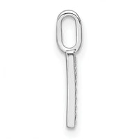 Load image into Gallery viewer, 14K White Gold Diamond Lower Case Letter R Initial Pendant
