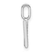 Load image into Gallery viewer, 14K White Gold Diamond Lower Case Letter W Initial Pendant
