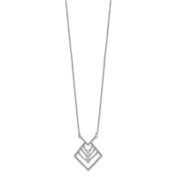 Load image into Gallery viewer, 14k White Gold Diamond 18in Necklace
