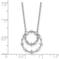 Load image into Gallery viewer, 14k White Gold Diamond 18in Necklace
