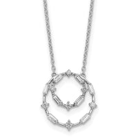 Load image into Gallery viewer, 14k White Gold Diamond 18in Necklace

