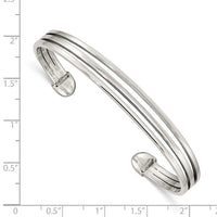 Load image into Gallery viewer, Sterling Silver Cuff Bangle

