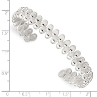 Load image into Gallery viewer, Sterling Silver Polished Cuff Bangle
