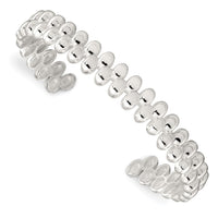Load image into Gallery viewer, Sterling Silver Polished Cuff Bangle

